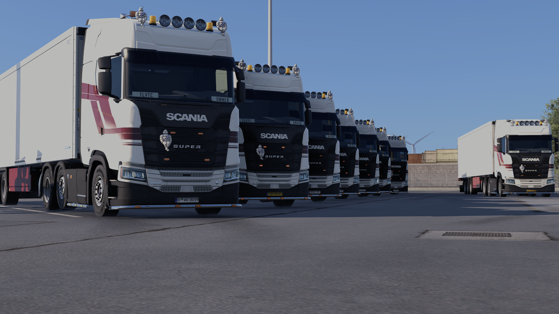 Convoy de Traileros Latinos en carretera
