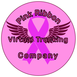 Logo de Pink Ribbon Virtual Trucking Company